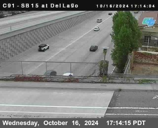 SB 15 at Del Lago bridge