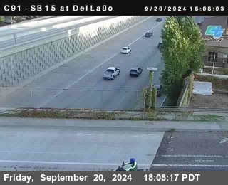 SB 15 at Del Lago bridge