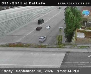 SB 15 at Del Lago bridge