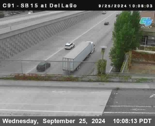 SB 15 at Del Lago bridge