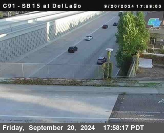 SB 15 at Del Lago bridge