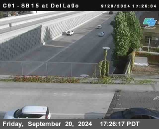 SB 15 at Del Lago bridge