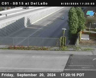 SB 15 at Del Lago bridge