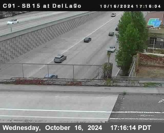 SB 15 at Del Lago bridge