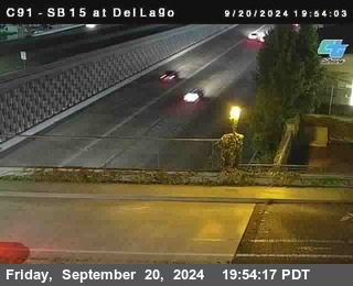 SB 15 at Del Lago bridge