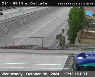 SB 15 at Del Lago bridge