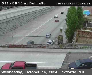 SB 15 at Del Lago bridge