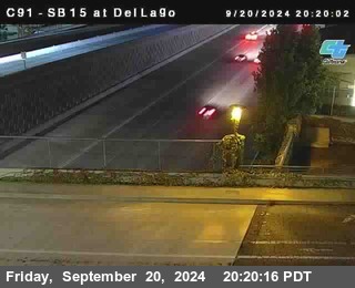 SB 15 at Del Lago bridge