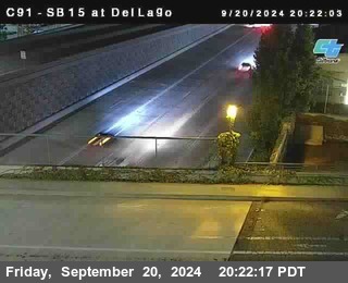 SB 15 at Del Lago bridge