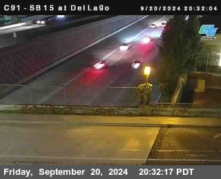 SB 15 at Del Lago bridge