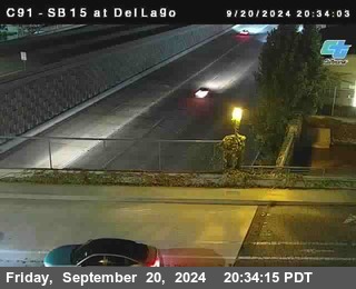 SB 15 at Del Lago bridge