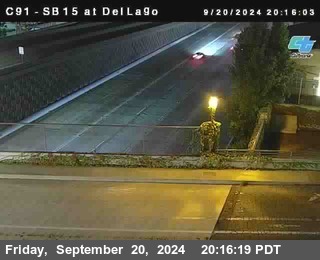 SB 15 at Del Lago bridge