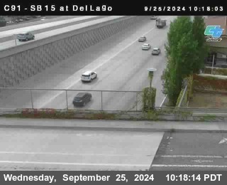 SB 15 at Del Lago bridge