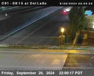 SB 15 at Del Lago bridge