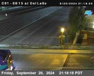 SB 15 at Del Lago bridge