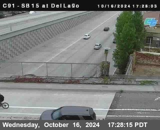 SB 15 at Del Lago bridge