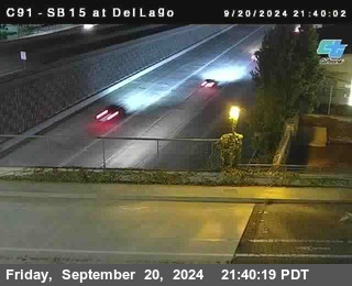 SB 15 at Del Lago bridge