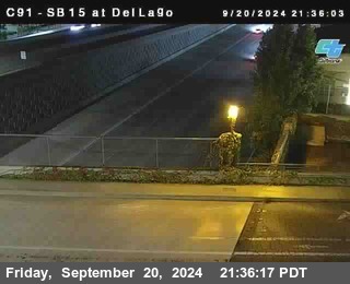 SB 15 at Del Lago bridge