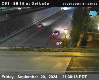 SB 15 at Del Lago bridge