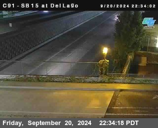 SB 15 at Del Lago bridge