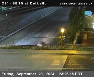 SB 15 at Del Lago bridge