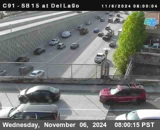 SB 15 at Del Lago bridge