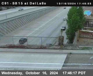 SB 15 at Del Lago bridge