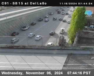 SB 15 at Del Lago bridge