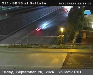 SB 15 at Del Lago bridge