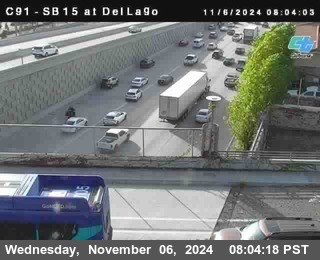 SB 15 at Del Lago bridge