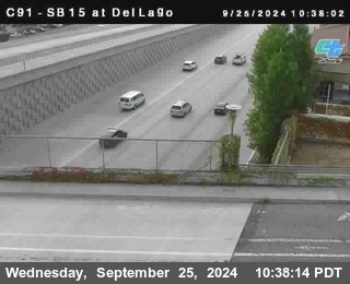 SB 15 at Del Lago bridge