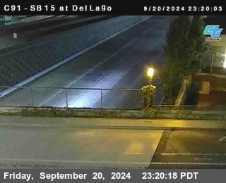 SB 15 at Del Lago bridge