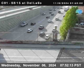 SB 15 at Del Lago bridge