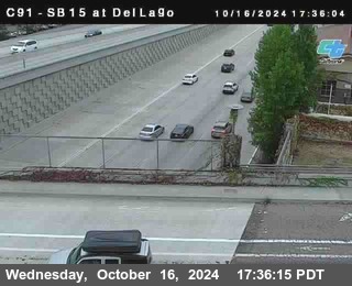 SB 15 at Del Lago bridge