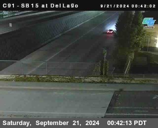 SB 15 at Del Lago bridge