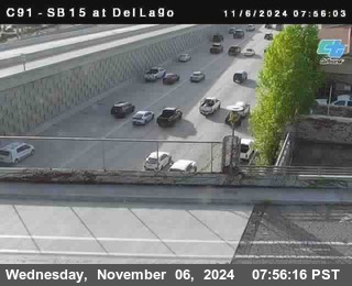 SB 15 at Del Lago bridge