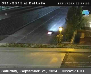 SB 15 at Del Lago bridge