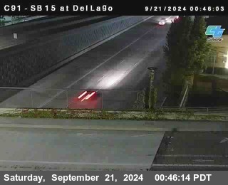 SB 15 at Del Lago bridge