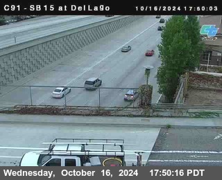 SB 15 at Del Lago bridge