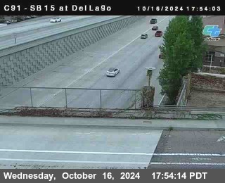 SB 15 at Del Lago bridge