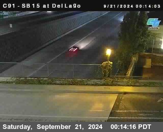 SB 15 at Del Lago bridge