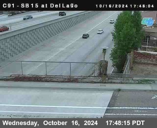 SB 15 at Del Lago bridge