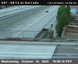 SB 15 at Del Lago bridge