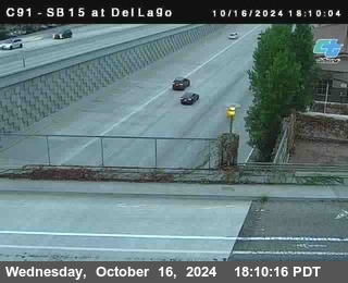 SB 15 at Del Lago bridge