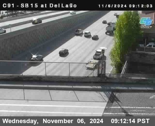 SB 15 at Del Lago bridge