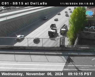 SB 15 at Del Lago bridge