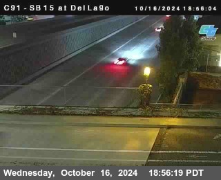 SB 15 at Del Lago bridge