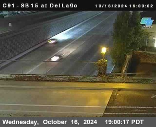 SB 15 at Del Lago bridge