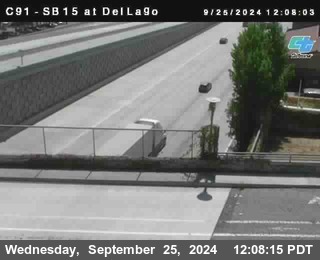 SB 15 at Del Lago bridge