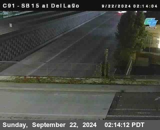 SB 15 at Del Lago bridge